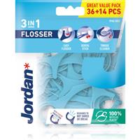 Jordan Flosser 3in1 dental floss 50 pc