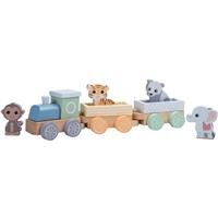 Jouco The Wildies Family Trainset with Animals set for children 18 m+ 7 pc