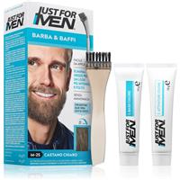 Just for Men Men Moustache & Beard beard dye to cover greys shade M-25 Light Grey 1 pc