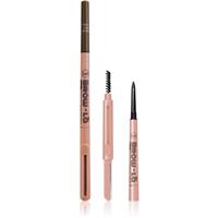 J.Cat Beauty Brow-LA eyebrow pencil with brush shade 104 Rich Brown 0.08 g