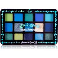 J.Cat Beauty Dia & Noche eyeshadow palette shade 104 Around The Clock 16 g