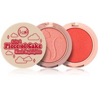 J.Cat Beauty 2 In 1 Piece Of Cake blusher with illuminator shade 106 See You Tomato 12.1 g