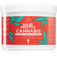 Kallos Hair Pro-Tox Cannabis regenerating hair mask with hemp oil 500 ml