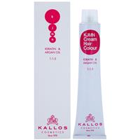 Kallos KJMN Cream Hair Colour Keratin & Argan Oil hair colour with keratin and argan oil shade 5.53 Cacao 100 ml