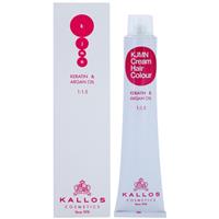 Kallos KJMN Professional Cream Hair Colour Keratin & Argan Oil hair colour with keratin and argan oil shade 0.11 Ash 100 ml