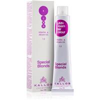Kallos KJMN Professional Cream Hair Colour Keratin & Argan Oil hair colour shade 90.02 Violet Blond 100 ml