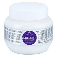 Kallos KJMN Professional Blueberry revitalising mask for dry, damaged, chemically treated hair 275 ml