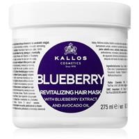 Kallos KJMN Professional Blueberry revitalising mask for dry, damaged, chemically treated hair 275 ml