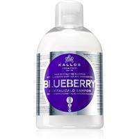 Kallos KJMN Professional Blueberry restoring shampoo for dry, damaged, chemically treated hair 1000 ml