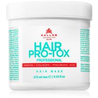 Kallos Hair Pro-Tox mask for weak and damaged hair with coconut oil, hyaluronic acid and collagen 275 ml