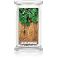Kringle Candle Classic Balsam & Cedar scented candle 623 g