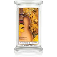 Kringle Candle Rosewood & Vetiver scented candle 623 g