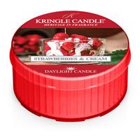 Kringle Candle Strawberries & Cream tealight candle 42 g