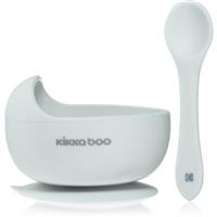 Kikkaboo Silicone Bowl with Spoon silicone bowl with spoon 4 m+ Blue 2 pc