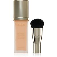 KIKO Milano Holiday Premire 24h Lasting Foundation liquid waterproof foundation with a brush shade 05 Almond 28 ml