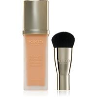 KIKO Milano Holiday Premire 24h Lasting Foundation liquid waterproof foundation with a brush shade 06 Caramel 28 ml