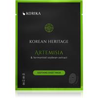 KORIKA Korean Heritage Artemisia & Fermented Soybean Extract Soothing Sheet Mask soothing sheet mask 25 g