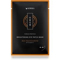 KORIKA Korean Heritage Brightening Eye Patch Mask Jeju Mandarine & Vitamin C radiance mask for the eye area 2 pc