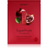 KORIKA SuperFruits Pomegranate - Hydrating Sheet Mask moisturising face sheet mask 25 g