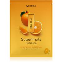 KORIKA SuperFruits Hallabong - Brightening Sheet Mask brightening sheet mask 25 g