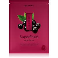 KORIKA SuperFruits Acai Berry - Anti-pollution Sheet Mask sheet mask with detoxifying effect 25 g