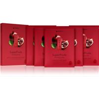 KORIKA SuperFruits Pomegranate - Set of 5 Hydrating Face Sheet Masks face mask set at a reduced price with moisturising effect 5x25 g