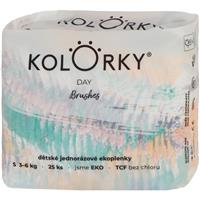 Kolorky Day Brushes disposable organic nappies size S 3-6 Kg 25 pc