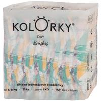 Kolorky Day Brushes disposable organic nappies size M 5-8 Kg 21 pc