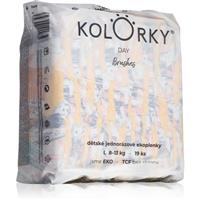 Kolorky Day Brushes disposable organic nappies size S 8-13 Kg 19 pc