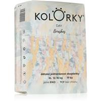 Kolorky Day Brushes disposable organic nappies size XL 12-16 Kg 17 pc