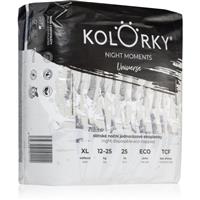 Kolorky Night Moments disposable organic nappies for complete night protection size XL 12-25 kg 25 pc