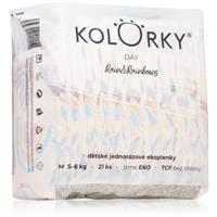 Kolorky Day Rain&Rainbow disposable organic nappies size M 5-8 Kg 21 pc
