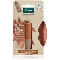 Kneipp Natural Care & Color tinted lip balm shade Natural Dark Nude 3.5 g