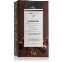 Korres Argan Oil permanent hair dye with argan oil shade 4.0 Brown 50 ml