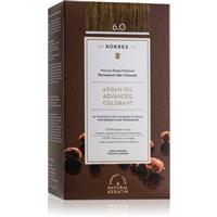 Korres Argan Oil permanent hair dye with argan oil shade 6.0 Dark Blonde 50 ml