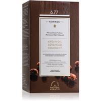 Korres Argan Oil permanent hair dye with argan oil shade 6.77 Gianduja 50 ml