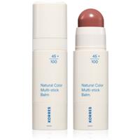 Korres Natural Color Multi-Stick Balm multi-purpose makeup for lips and face shade Muted Brown 4.5 g