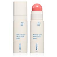 Korres Natural Color Multi-Stick Balm multi-purpose makeup for lips and face shade Petal Pink 4.5 g