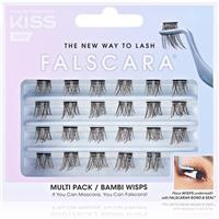 KISS Falscara Wisp knotted individual lashes Bambi 24 pc