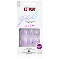 KISS Gel Fantasy Jelly Color false nails One Day Jelly 28 pc