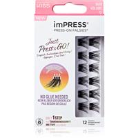 KISS imPRESS Just Press & GO ! knott-free individual cluster lashes Bold Volume C 12 pc