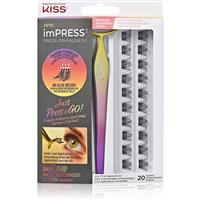 KISS imPRESS Press-on Falsies knotted individual lashes 02 Voluminous 20 pc