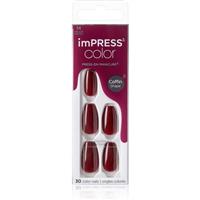 KISS imPRESS Color Medium false nails self-adhesive Winery in NYC 30 pc