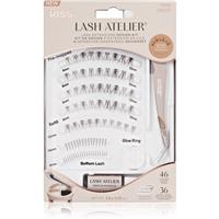 KISS Lash Atelier Desing Kit stick-on cluster lashes with glue 01 1 pc