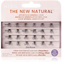 KISS The New Natural Effortless Minimal Look knott-free individual cluster lashes Trio 01 24 pc