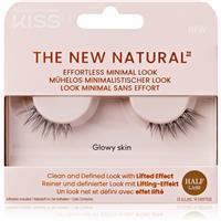 KISS The New Natural Effortless Minimal Look false eyelashes Glowy Skin 2 pc