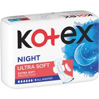 Kotex Ultra Soft Night sanitary towels 6 pc