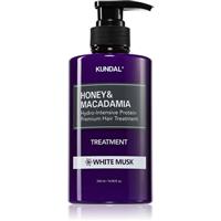 KUNDAL Honey & Macadamia White Musk intensive hydrating treatment for dry and damaged hair 500 ml