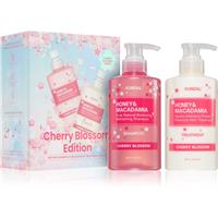 KUNDAL Honey & Macadamia Cherry Blossom Edition gift set for hair