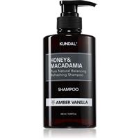 KUNDAL Honey & Macadamia Amber Vanilla natural shampoo for dry and damaged hair 500 ml